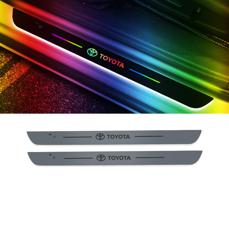 Smart LED Welcome Door Sill Lights - 7 Colors, Automatic Sensor Lighting, Magnetic Installation, No Paint Damage