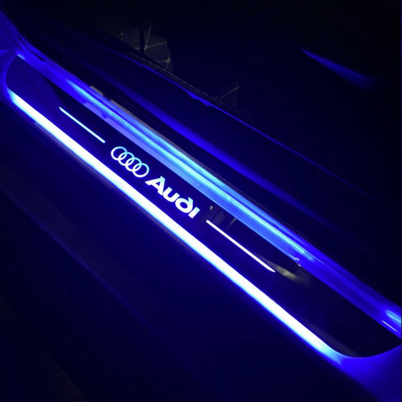 Smart LED Welcome Door Sill Lights - 7 Colors, Automatic Sensor Lighting, Magnetic Installation, No Paint Damage