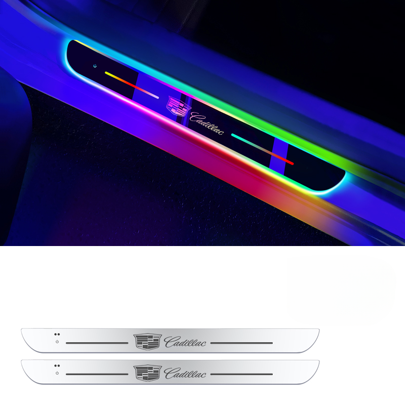 Smart LED Welcome Door Sill Lights - 7 Colors, Automatic Sensor Lighting, Magnetic Installation, No Paint Damage