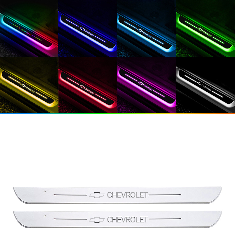 Smart LED Welcome Door Sill Lights - 7 Colors, Automatic Sensor Lighting, Magnetic Installation, No Paint Damage