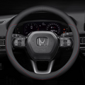 Premium Nappa Leather Steering Wheel Cover - Luxurious Comfort, Breathable Design, and All-Season Durability