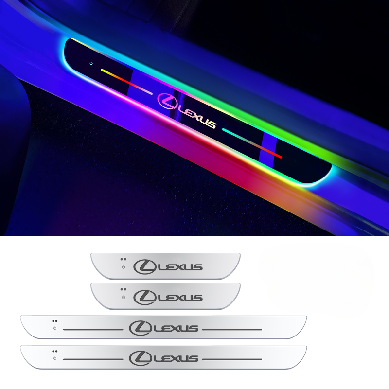 Smart LED Welcome Door Sill Lights - 7 Colors, Automatic Sensor Lighting, Magnetic Installation, No Paint Damage
