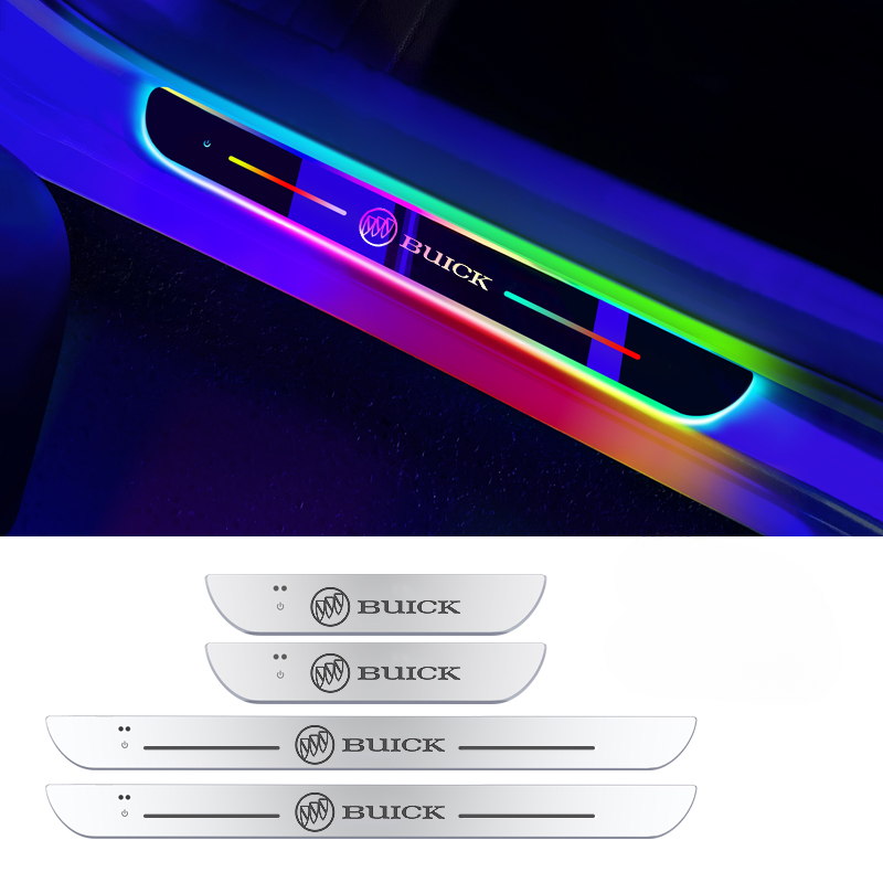 Smart LED Welcome Door Sill Lights - 7 Colors, Automatic Sensor Lighting, Magnetic Installation, No Paint Damage