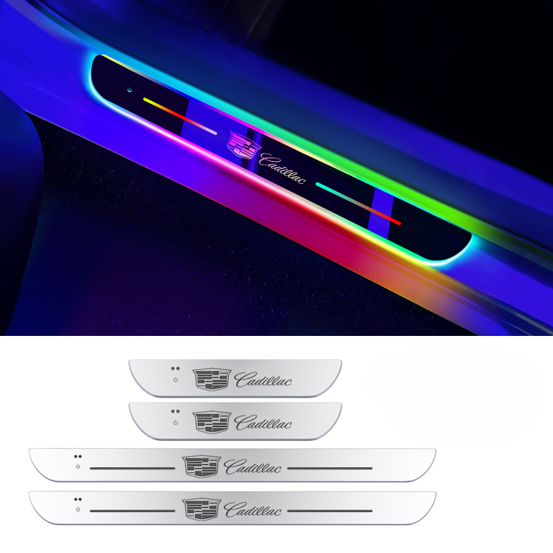 Smart LED Welcome Door Sill Lights - 7 Colors, Automatic Sensor Lighting, Magnetic Installation, No Paint Damage