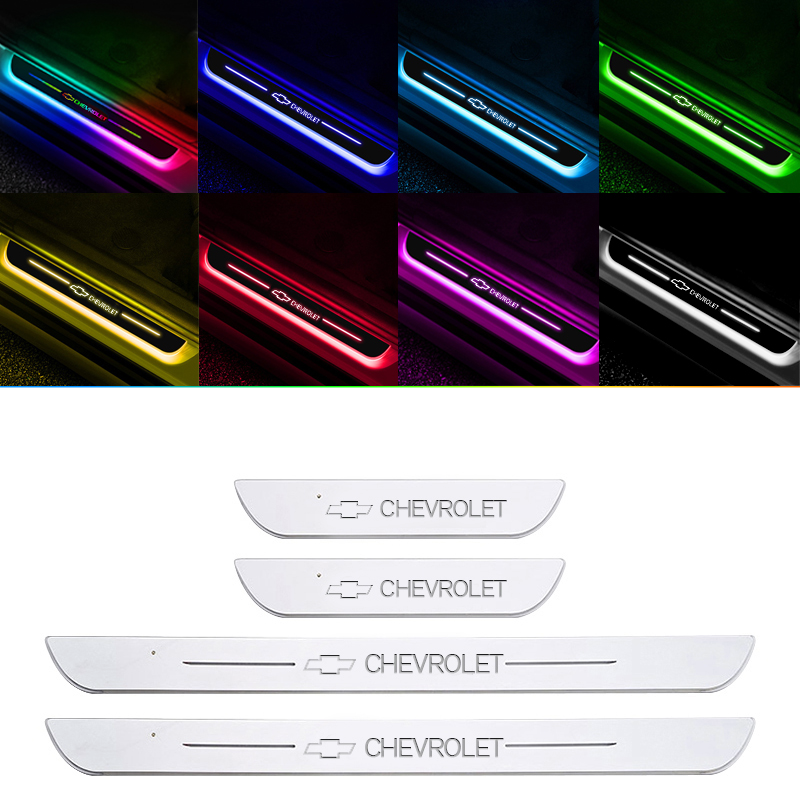 Smart LED Welcome Door Sill Lights - 7 Colors, Automatic Sensor Lighting, Magnetic Installation, No Paint Damage