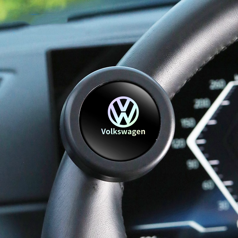 Steering Wheel Power Assist Knob - Customizable Logo