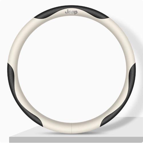 Elegancia Pro - Hand-Stitched Nappa Leather Steering Cover with Anti-Slip Backing