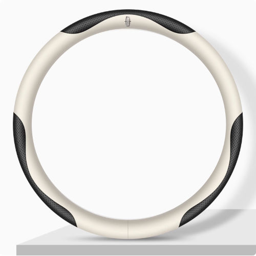 Elegancia Pro - Hand-Stitched Nappa Leather Steering Cover with Anti-Slip Backing