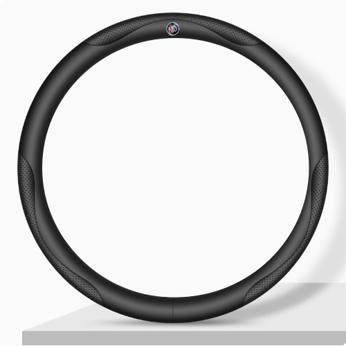 Elegancia Pro - Hand-Stitched Nappa Leather Steering Cover with Anti-Slip Backing