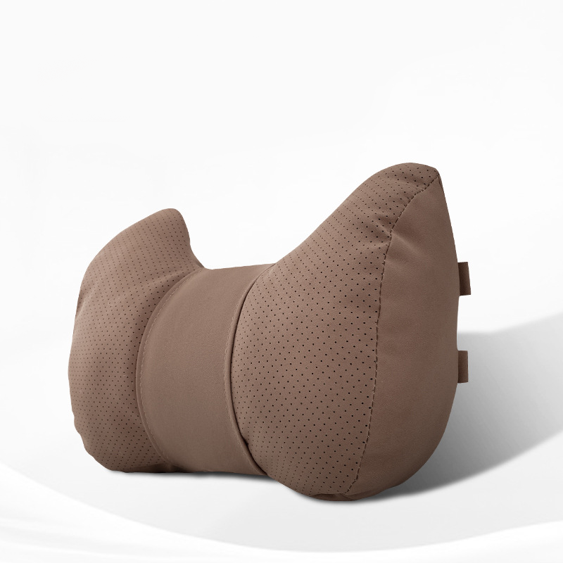 Velora Leather Car Pillow – Breathable Comfort & Custom Logo Ready