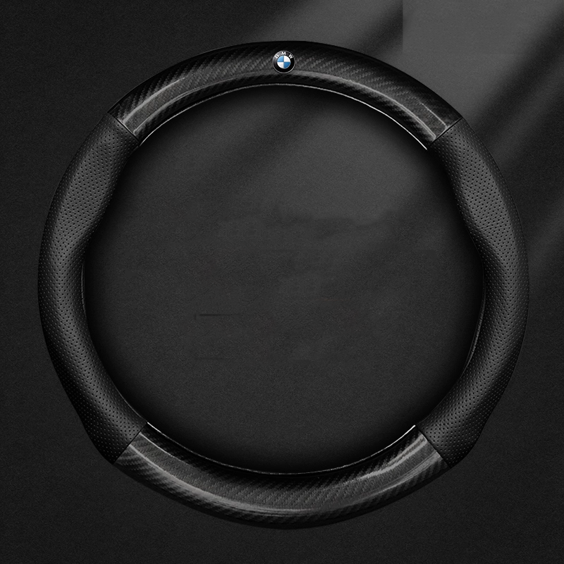 AirWeave Leather Steering Cover – Breathable Leather & Enhanced Grip