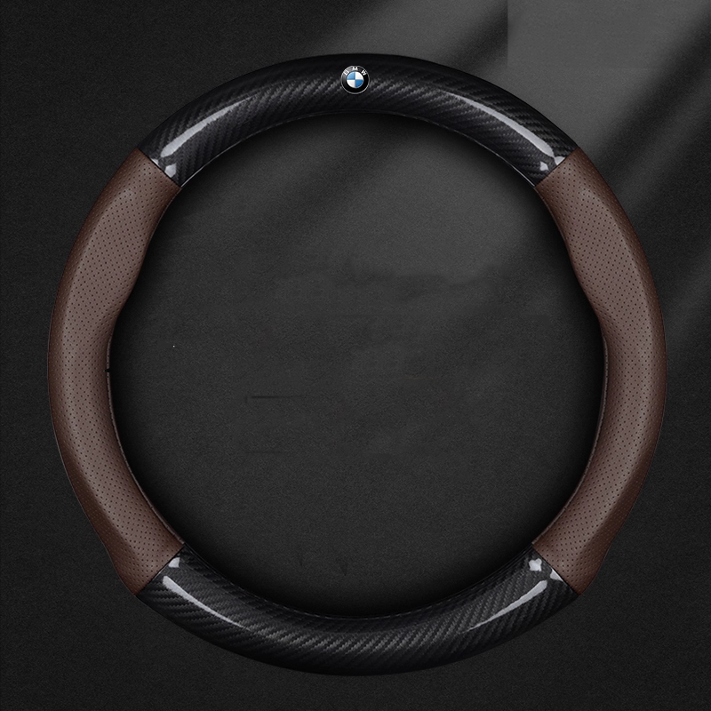 AirWeave Leather Steering Cover – Breathable Leather & Enhanced Grip