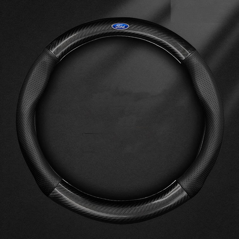 AirWeave Leather Steering Cover – Breathable Leather & Enhanced Grip