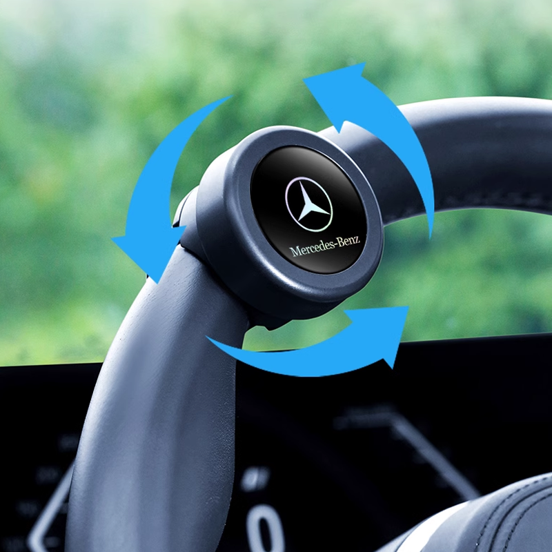 Steering Wheel Power Assist Knob - Customizable Logo