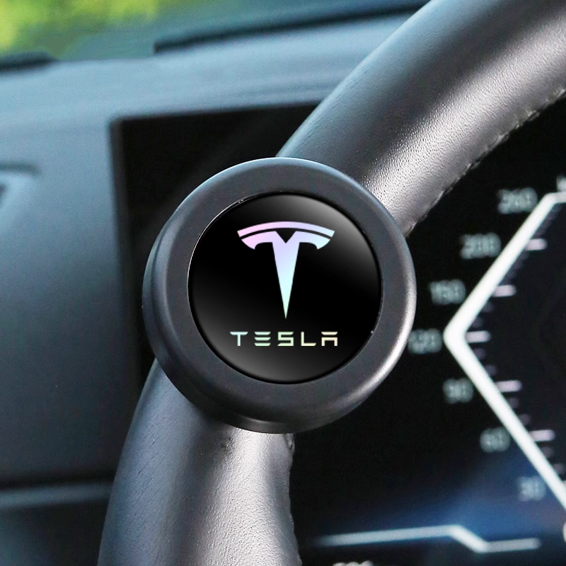 Steering Wheel Power Assist Knob - Customizable Logo